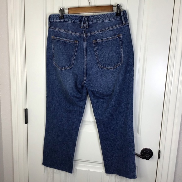 Good American Good Boy Frayed Hem Boyfriend Jeans Size 29P. - Picture 7 of 11